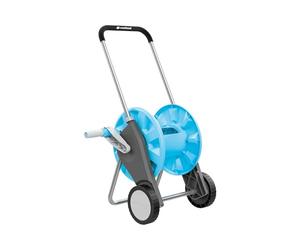 Cellfast, il carrello avvolgitubo COMPACT, impugnatura gommata, resistente alla corrosione, stabile, piede pieghevole, 55-300
