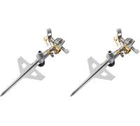 Cellfast Irrigatore a pulsazione, irrigatore per prati, irrigatore a impulsi LUX per irrigare superfici fino a 530 m², metallo solido, irrigatore circolare 360°, 52-160 (Confezione da 2)