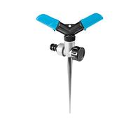 CELLFAST Irrigatori Per Prato Circolari 2 Bracci Gartensprinkler Rasensprenger Con Flusso D'Acqua Controllabile Per Prato Fiori Piante Regolazione Della Velocità Di Rotazione Basic