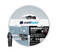 Cellfast Kit pompa - Tubo flessibile a pistone Ssawno - Cestino e raccordi - Energoflex 1" 4 m