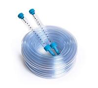 Cellfast Livella Tubolare 20 m con 2 Tubi di Misura Imbuto Infrangibile con Scala Millimetrica Facilita La Livellazione di Punti Distanti tra Loro