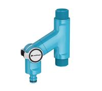 Cellfast Raccordo a T con valvola per doccia da giardino, regolazione continua del flusso d'acqua - Energo