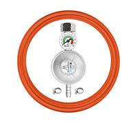 Cellfast Set di Collegamento propano-butano con manometro, valvola di Sicurezza, per Ogni Tipo di bombola, Gas: GPL, propano, butano, 52-506