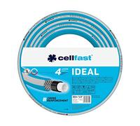 Cellfast Tubo da giardino IDEAL, intrecciata a croce durevole, flessibile, flessibile a 4 strati, resistente ai raggi UV e alle alghe, tecnologia REACH, 27 Bar, -20/60° C 1/2", 30 m