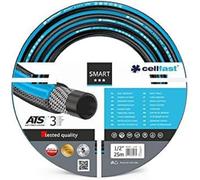 Cellfast Tubo da Giardino Smart 1/2" 25 m, Flessibile e a Tre Strati, Resistenza ai Raggi UV, Parte Interna Resistente alle alghe, 13-100