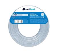 Cellfast Tubo tecnico a 3 strati - Multifunzionale - Trasmissione di mezzi di protezione per piante e liquidi alimentari - PVC - 8 x 2 mm - 25 m