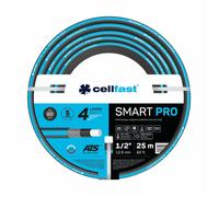 Cellfast Tubo da giardino a 4 strati 25 bar -20 / +60°C Treccia tricot ATS flessibile resistente ai raggi UV antialghe (3/4" 30 m)