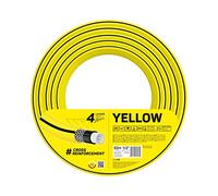 Cellfast YELLOW Tubo da giardino leggero, resistente ai raggi UV e alle alghe, resistente alla torsione, tecnologia REACH, 20 bar, chiusura -10/+50°: (1/2" 50m)