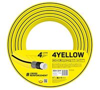Cellfast YELLOW Tubo da giardino leggero, resistente ai raggi UV e alle alghe, resistente alla torsione, tecnologia REACH, 20 bar