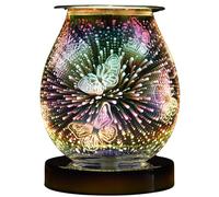 Cello Bruciatore elettrico a forma di farfalla 3D Touch - Diffusore d'aria elettrico, cera profumata e riscaldatore di oli essenziali, regalo per la nuova casa, decorazione della stanza, aromaterapia