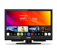 Cello C1624WS 16" Pollici, 230V, Smart TV, WEBOS di LG, TV LED Full HD, Triplo sintonizzatore DVB-T/T2-C-S/S2, HDMI USB, Bluetooth, Pitch Perfect, Disney+, Netflix, Prime Video [Classe energetica E]