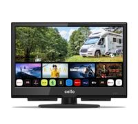 Cello C1624WS Smart TV da 16" 12V, WebOS, Bluetooth, Pitch Perfect Sound, Prime Video, Apple, DAZN - Ideale per camper, camion e barche, piccolo schermo da 230 V