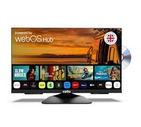 Cello C2425WSF 24" 230V 12V FULL HD SMART/DVD TV da campeggio e viaggio Lettore DVD integrato Sintonizzatore triplo senza cornice Bluetooth LG WebOS Altoparlante Pitch Perfect Camper Camion