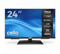 Cello C2426TZH TV LED Smart da 24" senza cornice con Tizen OS di Samsung, Bluetooth, Gaming Hub, altoparlanti Pitch Perfect, ideale per cucina, camera da letto e piccoli spazi, triplo sintonizzatore