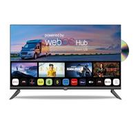 Cello C3224WSF TV da 32 pollici a 12 Volt, TV intelligente senza cornice e lettore DVD da 12 V Traveller, WebOS ultraveloce, Freeview Play, FreeSat, Bluetooth, Netflix, Prime, Apple TV+, DAZN, Pluto