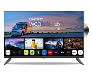 Cello C3224WSF TV da 32 pollici a 12 Volt, TV intelligente senza cornice e lettore DVD da 12 V Traveller, WebOS ultraveloce, Bluetooth, Netflix, Prime, Apple TV+, DAZN, Pluto