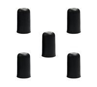 Cello Endpin Tip Cap,Cello Endpin Cello End Pin Rubber Tip 5 Pezzi Protector Portable Tappetino Antiscivolo Sostituzione Per Cello Endpin, Tappo Antiscivolo per Violoncello, Punta in Gomma Nera