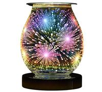 Cello Fuochi d'artificio 3D Touch Electric Melt Burner - Diffusore di profumo elettrico, bruciatore di cera e olio, diffusore d'aria di oli essenziali, regalo per la nuova casa, decorazione della