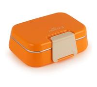 CELLO Pioneer - Contenitore termico per il pranzo con interno in acciaio, scomparti separati in acciaio con forchetta e cucchiaio, ideale per università, ufficio, attività all'aperto, set da 1, colore