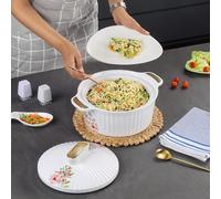 CELLO Sonet - Casseruola termica interna in acciaio per Roti, 2500 ml, colore: bianco, Hot Box per cucina, pentola calda per la casa, scatola Chapati, blocca il freddo e il calore a lungo, ciotola da