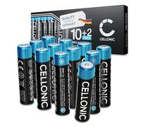 CELLONIC 12 pile AAA alcaline 1250mAh 1,5V - compatibile con telecomandi, giocattoli, torce & sensori - LR03 / Micro