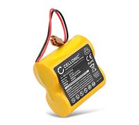 CELLONIC 1x Batteria per Batteria speciale Compatibile con Cutler Hammer A06 Control, Fanuc A06 series programmable logic controllers, A06B-0073-K001 - (5000mAh, 6V)