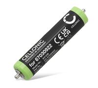 CELLONIC 1x Batteria per Rasoi & Tagliacapelli Compatibile con Braun Series 1 190, 190s, Cruzer 6, 67030922 - (700mAh, 1.2V)