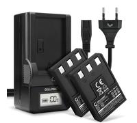 CELLONIC 2x Batteria compatibile con Canon Digital IXUS, NB-1LH, 400