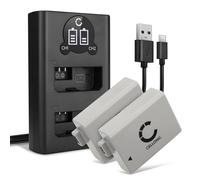 CELLONIC 2x Batteria compatibile con Canon EOS 1000D, 450D, 500D, CBC-E5