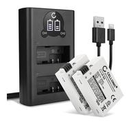 CELLONIC 2x Batteria compatibile con Canon EOS 550D, 600D, 650D, LC-E8 | 1020mAh, 7.4V, Ioni di Litio per Canon EOS 700D, EOS Kiss X4, X5, X6i, LC-E8E, LP-E8