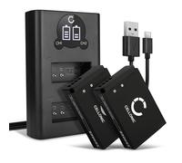 CELLONIC 2x Batteria compatibile con Canon EOS M50, PowerShot SX70 HS