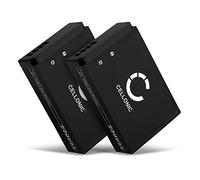 CELLONIC 2x Batteria compatibile con Canon PowerShot SX70 HS, EOS M, LP-E12