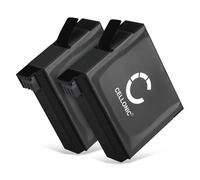 CELLONIC 2x Batteria compatibile con GoPro Hero 4 Black, Silver