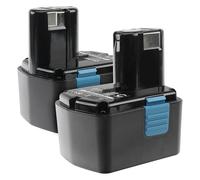 CELLONIC 2x Batteria compatibile con Hitachi WR 14DL, DS 14DVF3, EB1414S | 3300mAh, 14.4V, NiMH per Hitachi DS18DVF3, DS18DMR, DV 14DL, UB 18D, DH 14DL, WR 14DMR, WH 14DSL, 14DM, 14DAF2, C-2, D V14DCL