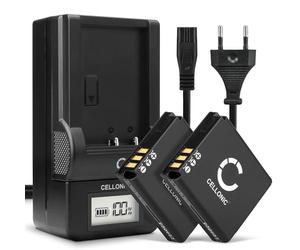 CELLONIC 2x Batteria compatibile con Kodak PixPro Orbit360 4K, SP1, LB-080