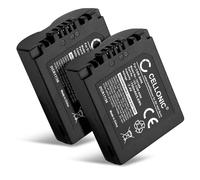 CELLONIC 2x Batteria compatibile con Leica D-LUX 2, 3, 4, V-LUX 1, BP-DC5