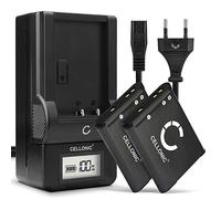 CELLONIC 2x Batteria compatibile con Nikon Coolpix S3300, S6900, EN-EL19 | 700mAh, 3.7V, Ioni di Litio per Nikon Coolpix S3100, S2600, S7000, S3500, W100, S33, S2700, S6500, A100, S4100, S2500, S6600
