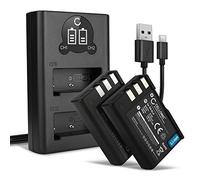 CELLONIC 2x Batteria compatibile con Nikon D3000, D5000, D40, D60, EN-EL9 | 1000mAh, 7.4V, Ioni di Litio per Nikon D40x, EN-EL9A, EN-EL9E, MH-23