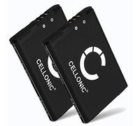 CELLONIC 2x Batteria compatibile con Nintendo 3DS, 2DS, CTR-001, CTR-003 | 1300mAh, 3.7V, Ioni di Litio per Nintendo Switch Pro Controller, New 2DS XL, Wii U Pro Controller (WUP-005), CTR-A-AB