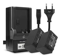 CELLONIC 2x Batteria compatibile con Panasonic AG-AC30, AJ-PX270, AG-B23 | 4400mAh, 7.4V, Ioni di Litio per Panasonic AG-AC8, AG-AC8EJ, AJ-PX298, AJ-UX180, HC-MDH2, HC-MDH3, VW-VBD29, VW-VBD58