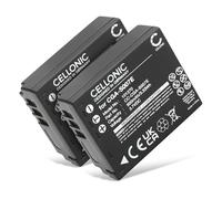 CELLONIC 2x Batteria compatibile con Panasonic Lumix DMC-TZ5, DMC-TZ3
