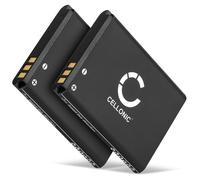 CELLONIC 2x Batteria compatibile con Rollei 10050, 10051, BL-5b