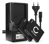 CELLONIC 2x Batteria compatibile con Samsung M110, L100, WB350F, SLB-10A | 1050mAh, 3.7V, Ioni di Litio per Samsung ES60, L110, WB710, ES55, EX2F, PL50, WB700, L210, IT100, SL420, PL55, TL100, SL620