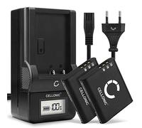 CELLONIC 2x Batteria DB-110 compatibile con Ricoh G900 G900SE GR III GR IIIx WG-6 1100mAh + Caricabatterie di ricambio, pila + Caricatore