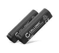 CELLONIC 2x Batteria per Altoparlante Compatibile con Shure GLXD1, GLXD2, MXW2, SB902 - (1100mAh, 3.7V)