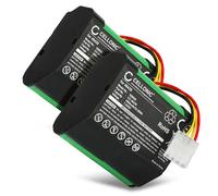 CELLONIC 2x Batteria per Aspirapolvere Compatibile con Vorwerk Kobold VR100, Kobold VX100, 46439 - (4500mAh, 7.4V)