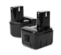 CELLONIC 2x Batteria per Attrezzo Compatibile con Hitachi DS 12DVF3, UB 12DL, CR 10DL, EB1214S - (3300mAh, 12V)