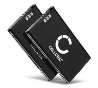 CELLONIC 2x Batteria per Consolle giochi Compatibile con Nintendo 3DS XL, New 3DS XL, SPR-003 - (1800mAh, 3.7V)