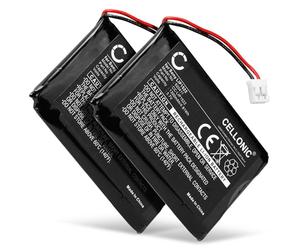 CELLONIC 2x Batteria per Consolle giochi Compatibile con Sony Dualshock 4 V1, CUH-ZCT1, CUH-ZCT1E, LIP1522 - (1300mAh, 3.7V)