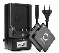 CELLONIC 2x Batteria per Fotocamera Compatibile con Canon IXUS 285 HS, PowerShot SX430 IS, PowerShot A3500 IS, NB-11L - (600mAh, 3.7V) + Caricabatteria